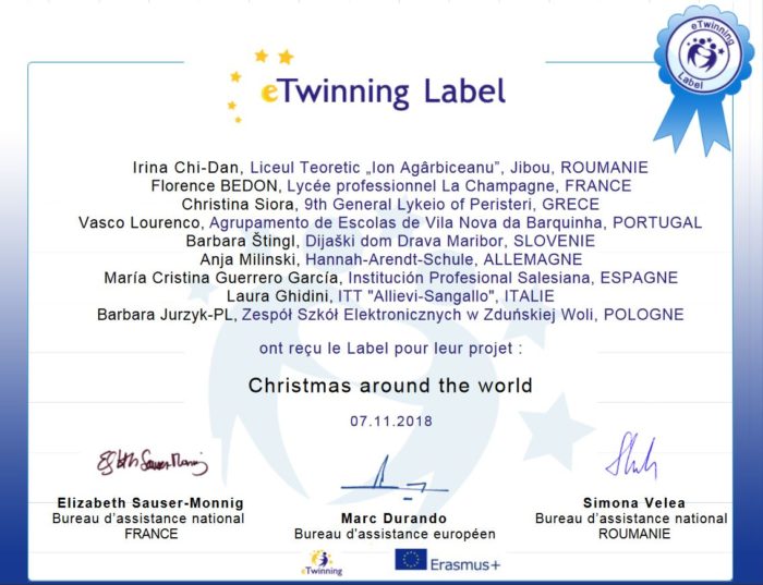 Certificat eTwinning